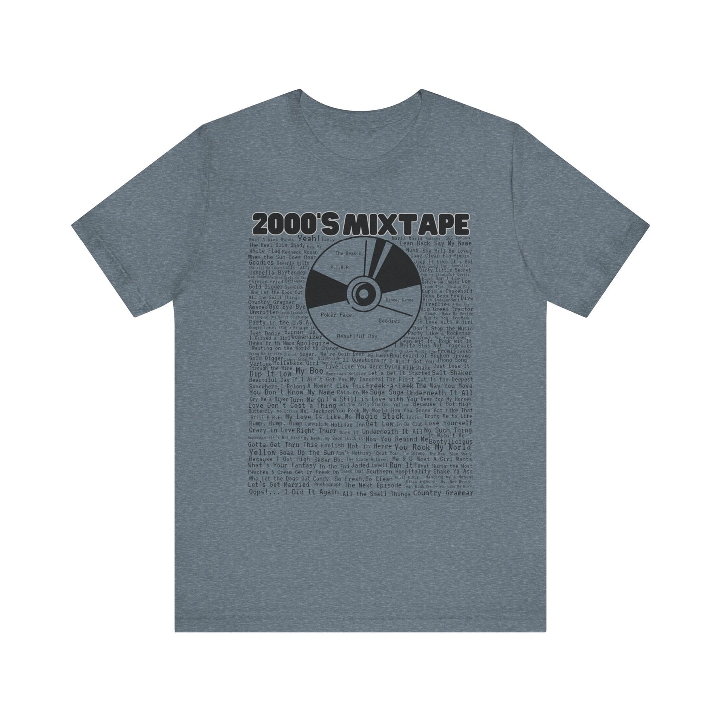 2000s Mixtape T-Shirt – Retro Y2K Cassette Graphic Tee