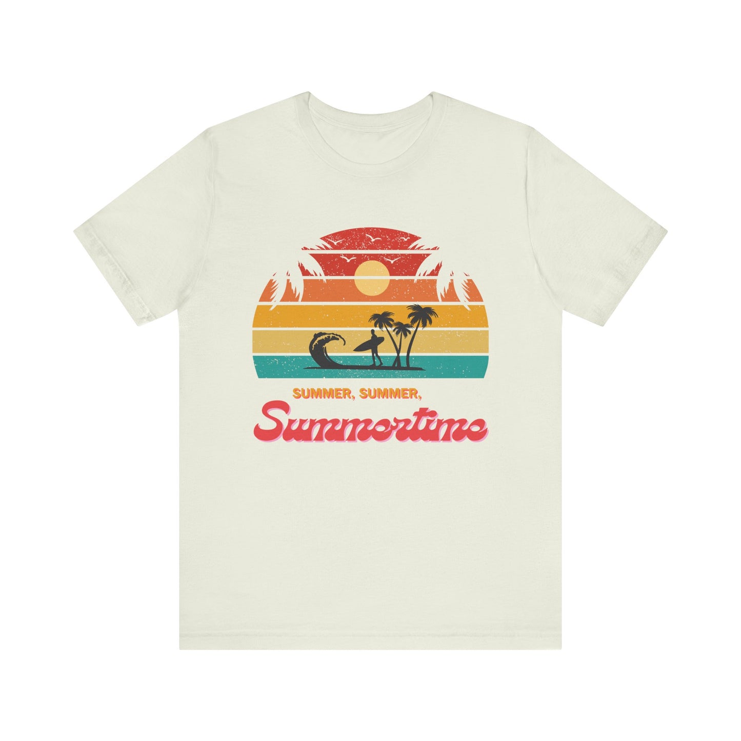 Summer Vibes T-Shirt – Retro Sunset Graphic Tee