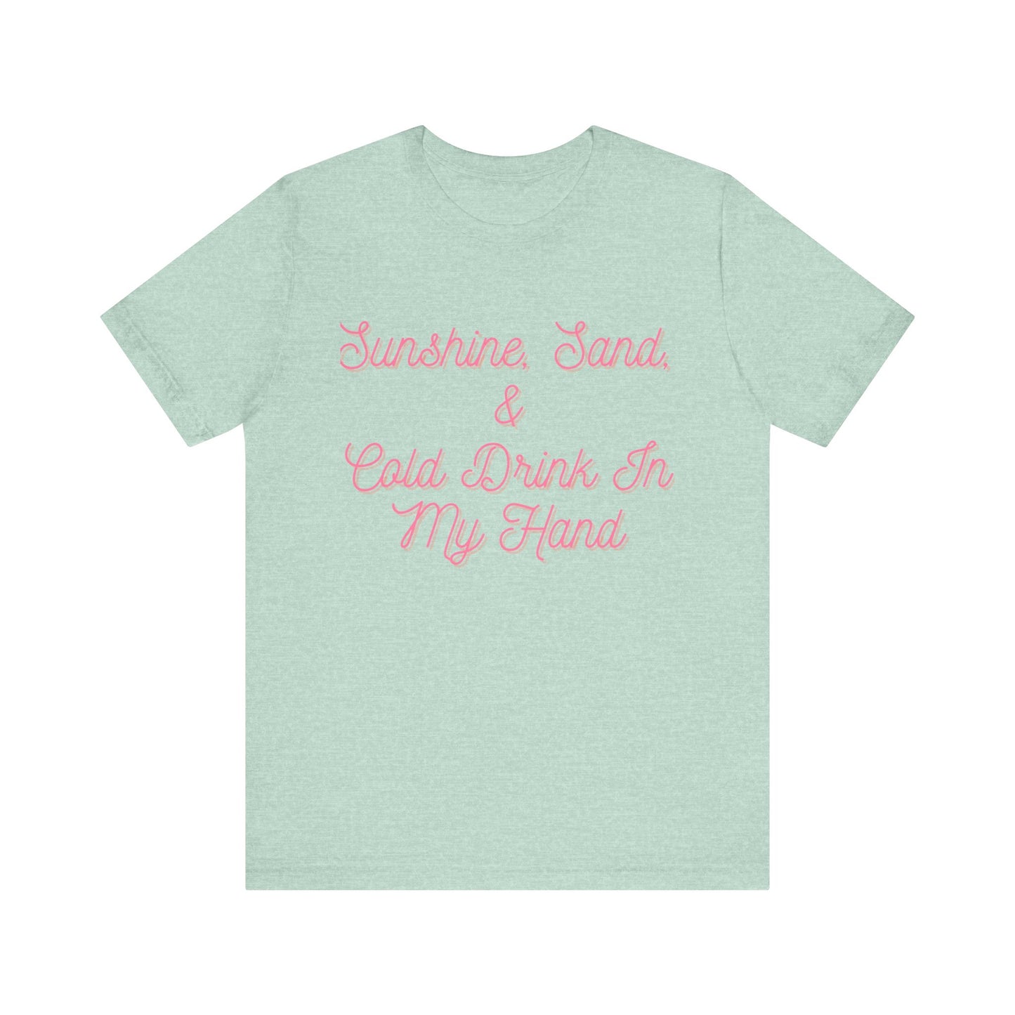 Sunshine & Sand T-Shirt – Beach Vibes Graphic Tee