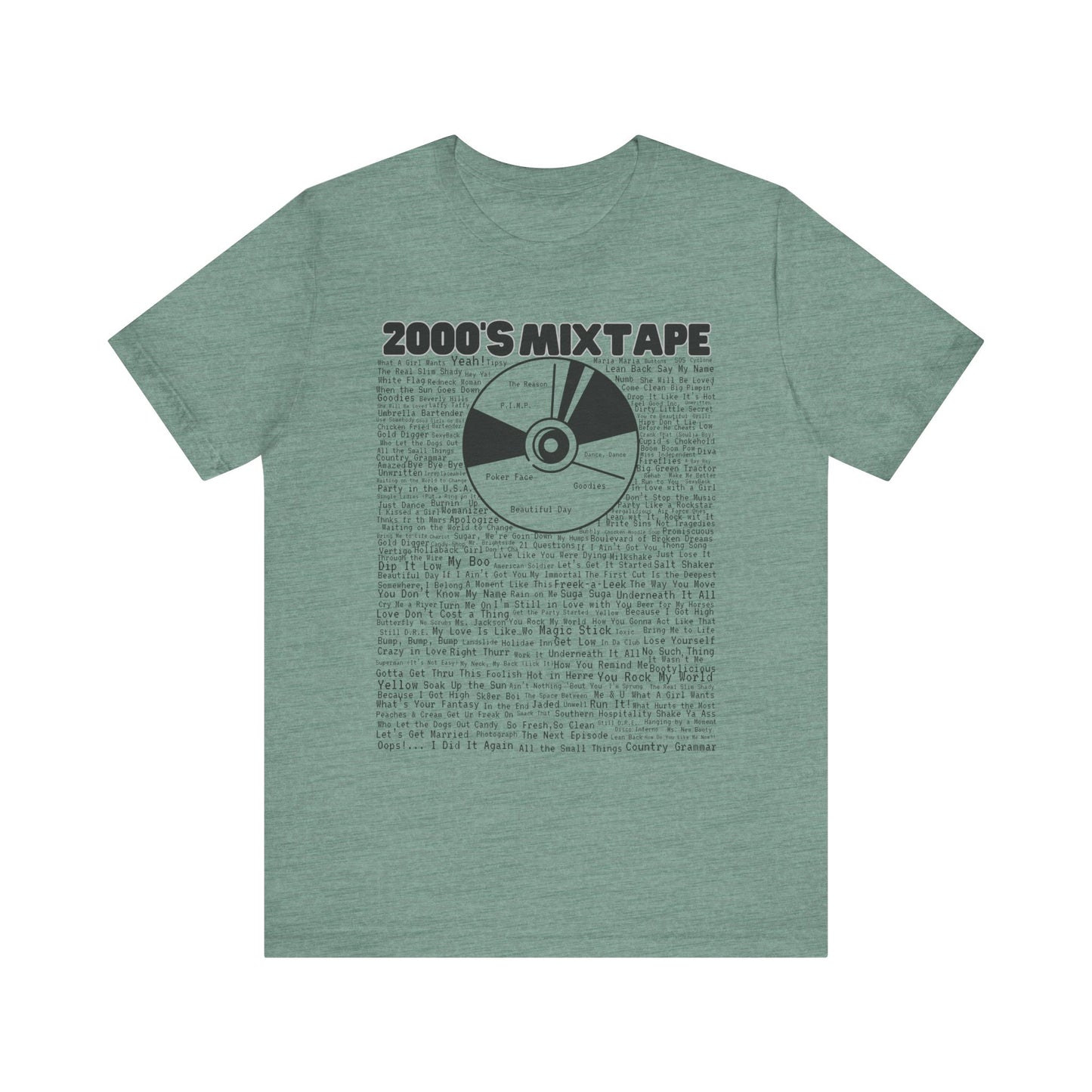 2000s Mixtape T-Shirt – Retro Y2K Cassette Graphic Tee