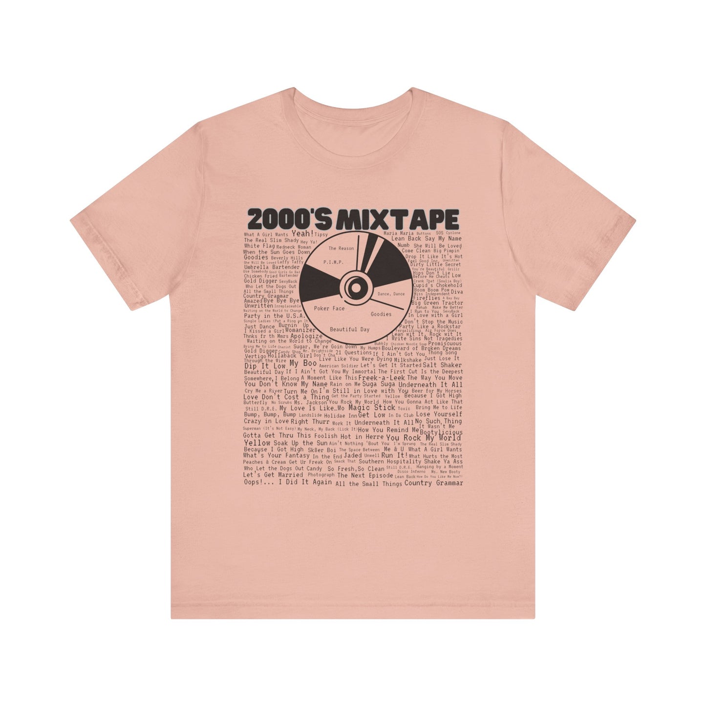 2000s Mixtape T-Shirt – Retro Y2K Cassette Graphic Tee