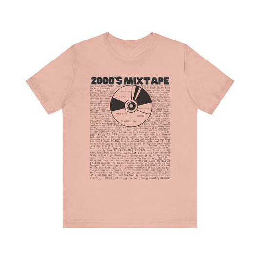 2000s Mixtape T-Shirt – Retro Y2K Cassette Graphic Tee