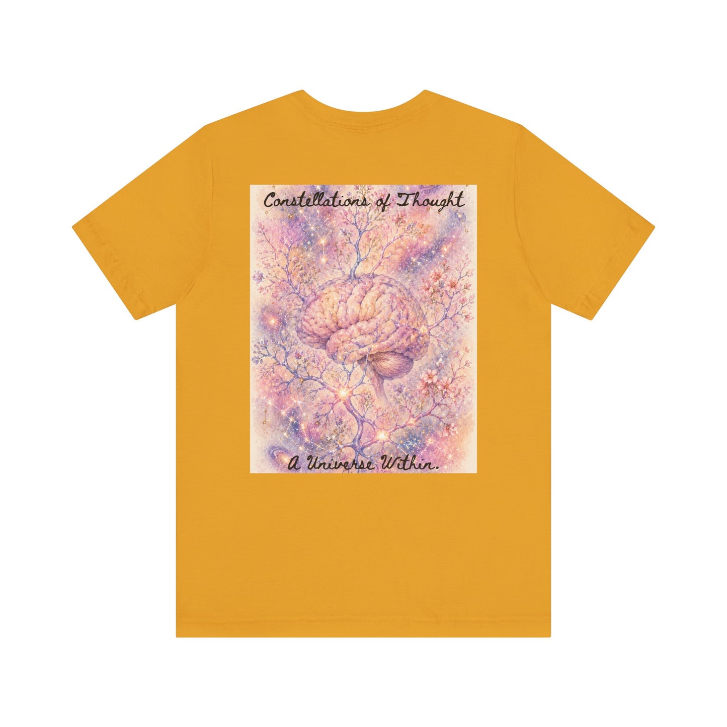 Constellations of Thought   A Universe Within  -  Unisex Jersey Short Sleeve Tee