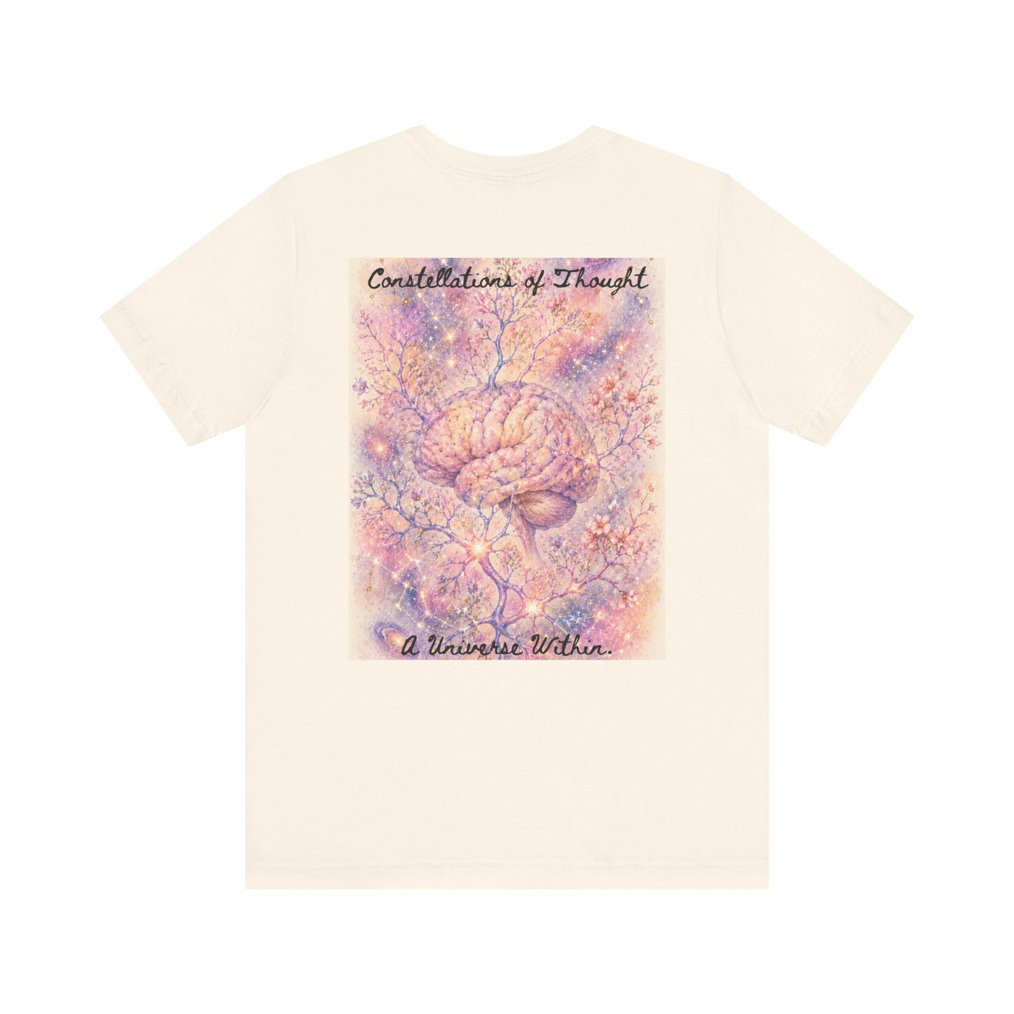 Constellations of Thought   A Universe Within  -  Unisex Jersey Short Sleeve Tee