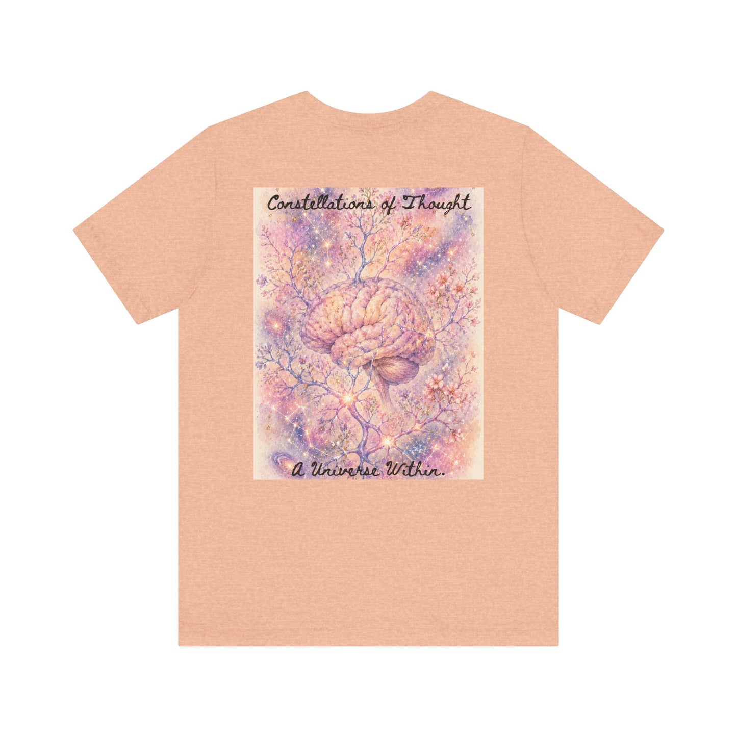Constellations of Thought   A Universe Within  -  Unisex Jersey Short Sleeve Tee