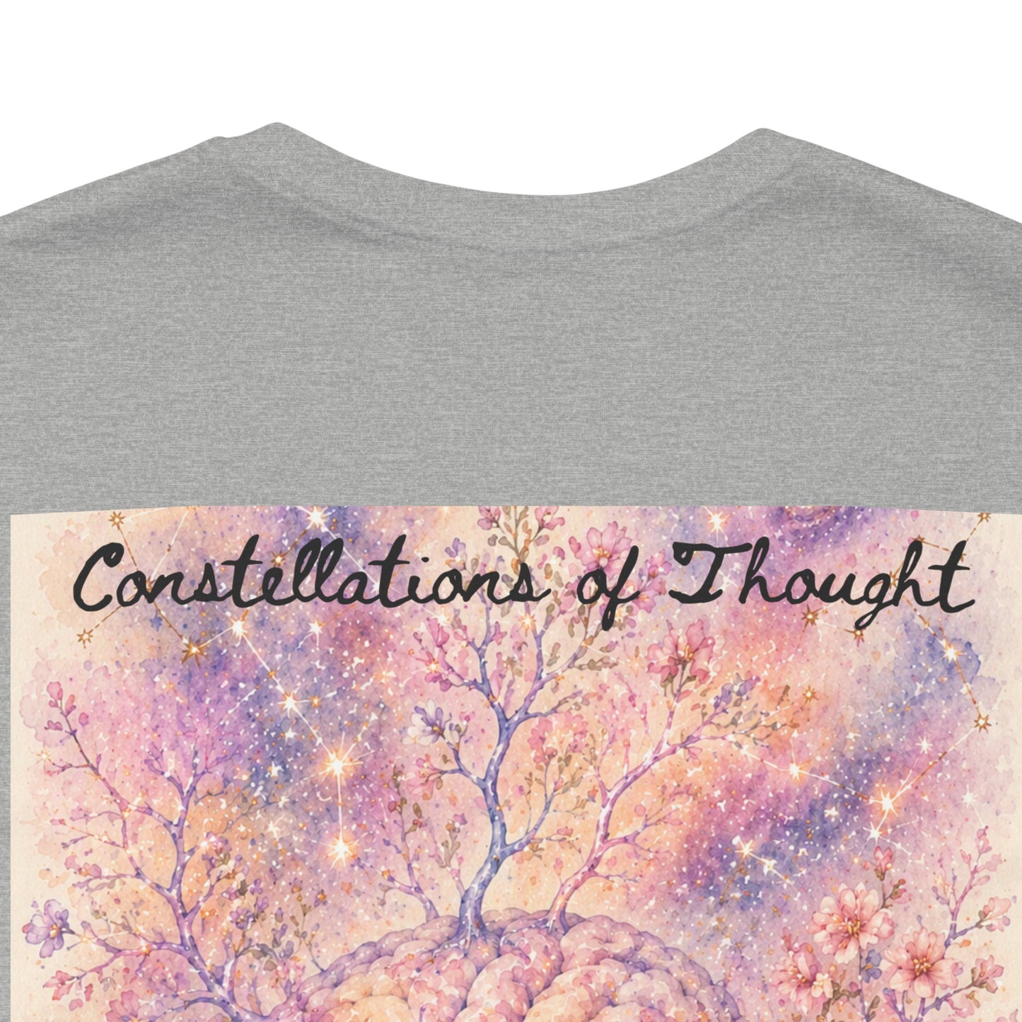 Constellations of Thought   A Universe Within  -  Unisex Jersey Short Sleeve Tee
