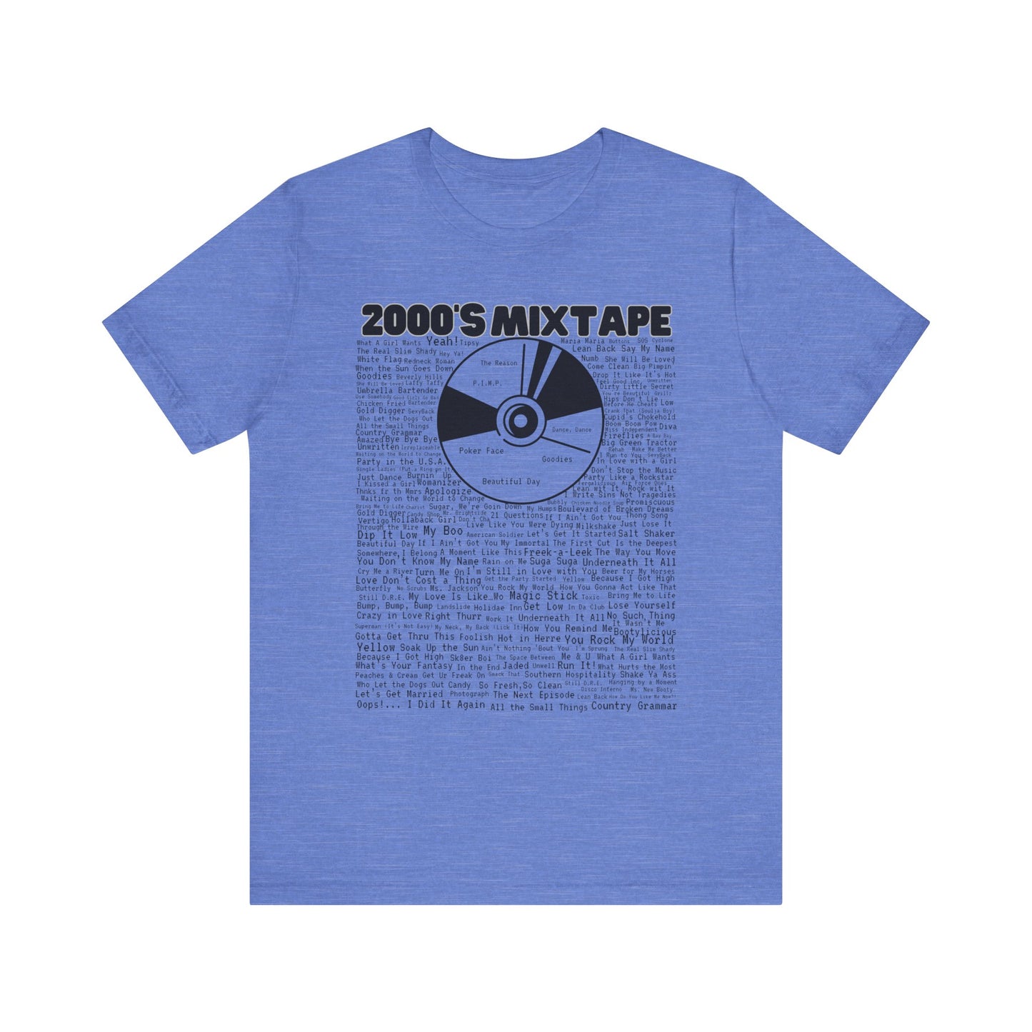 2000s Mixtape T-Shirt – Retro Y2K Cassette Graphic Tee