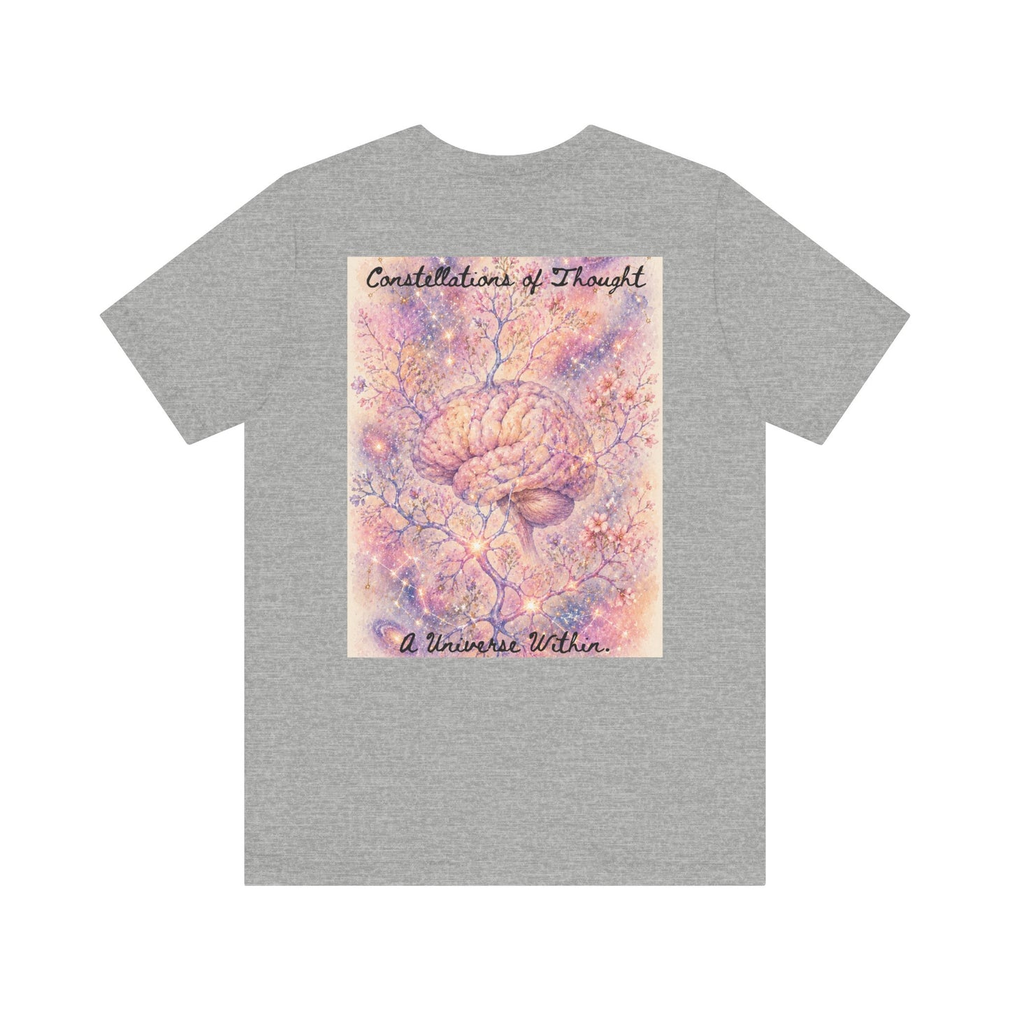 Constellations of Thought   A Universe Within  -  Unisex Jersey Short Sleeve Tee