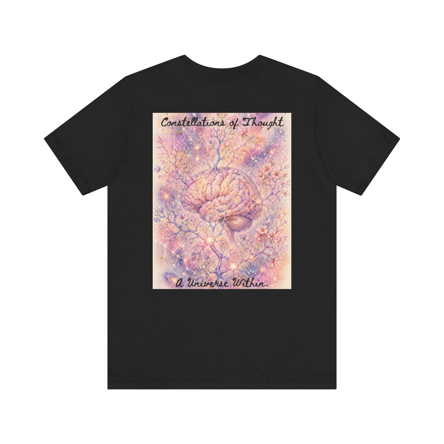 Constellations of Thought   A Universe Within  -  Unisex Jersey Short Sleeve Tee