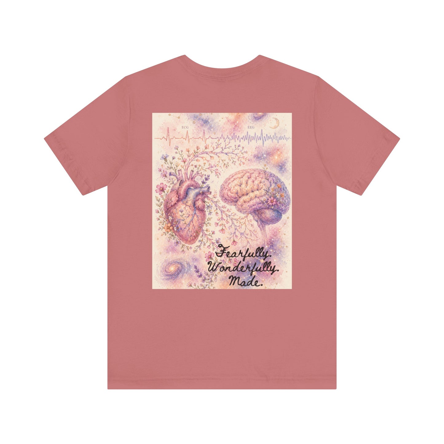 Fearfully. Wonderfully. Made.  -  Unisex Jersey Short Sleeve Tee