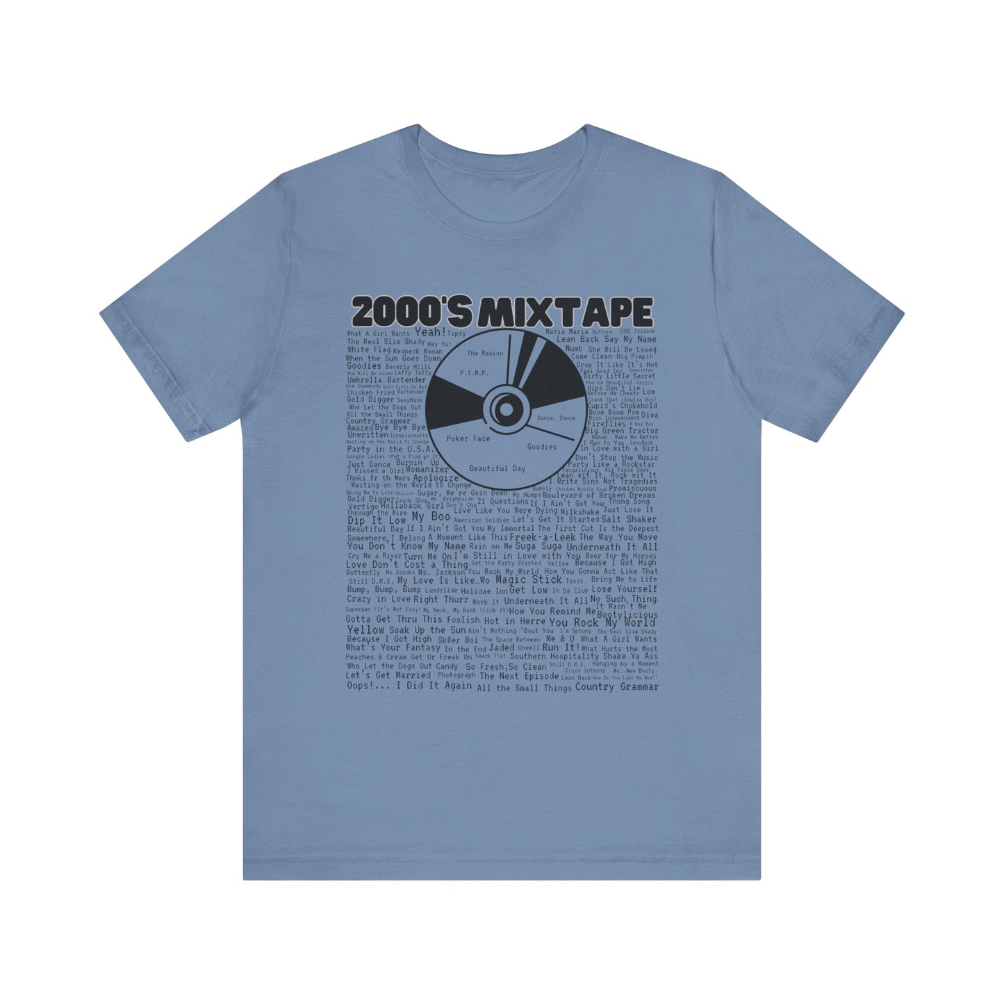 2000s Mixtape T-Shirt – Retro Y2K Cassette Graphic Tee
