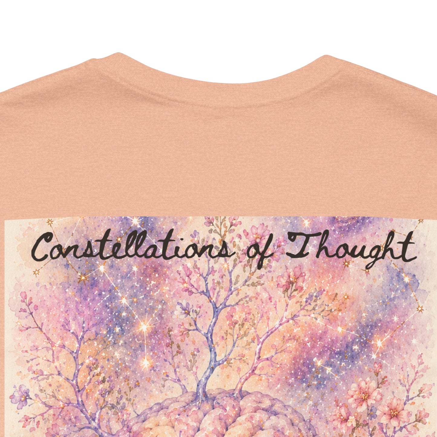 Constellations of Thought   A Universe Within  -  Unisex Jersey Short Sleeve Tee