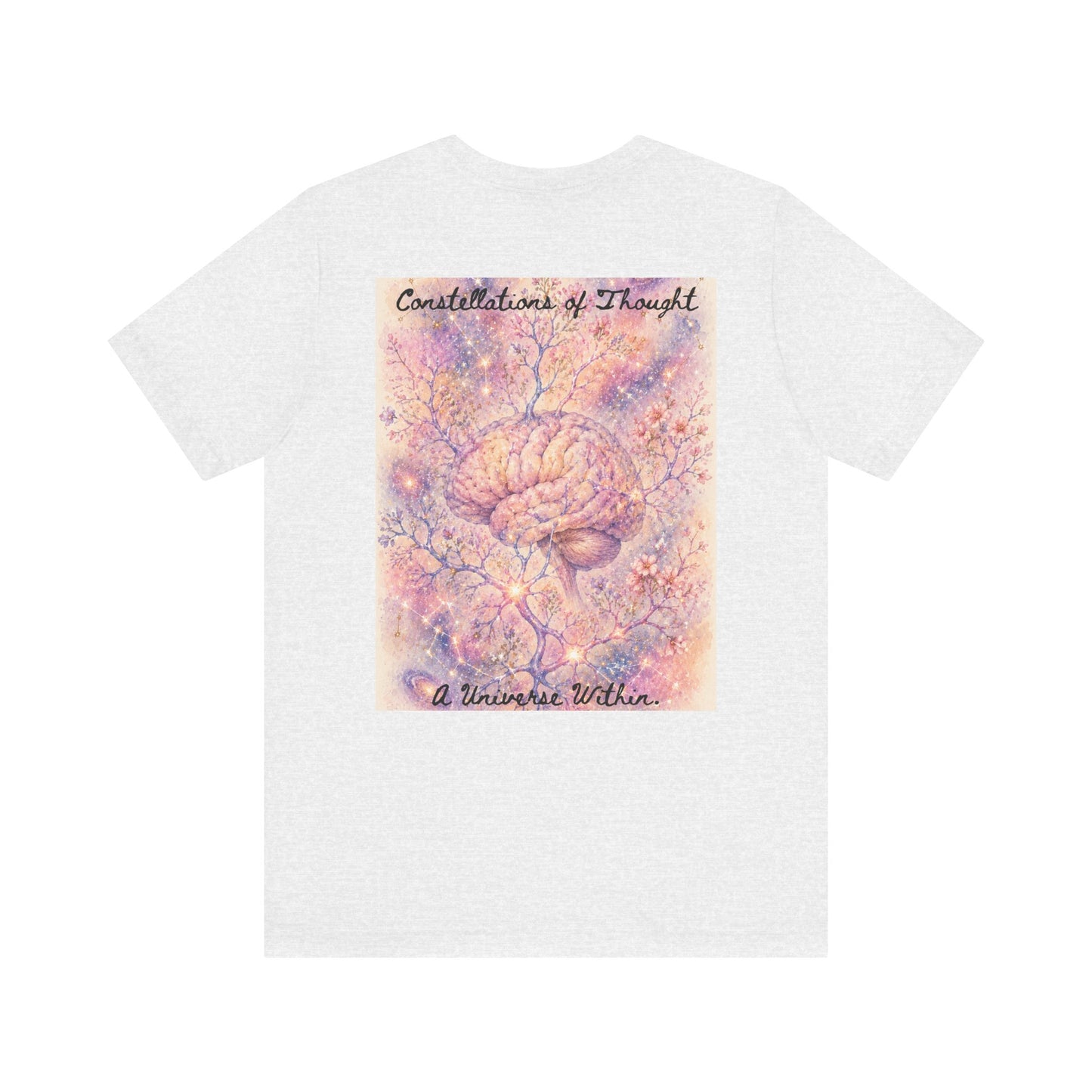 Constellations of Thought   A Universe Within  -  Unisex Jersey Short Sleeve Tee