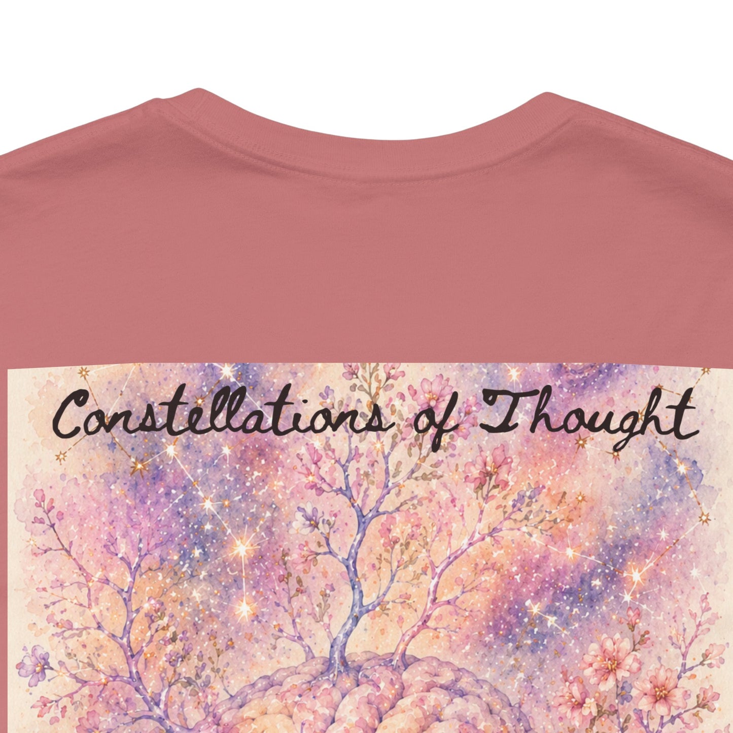 Constellations of Thought   A Universe Within  -  Unisex Jersey Short Sleeve Tee