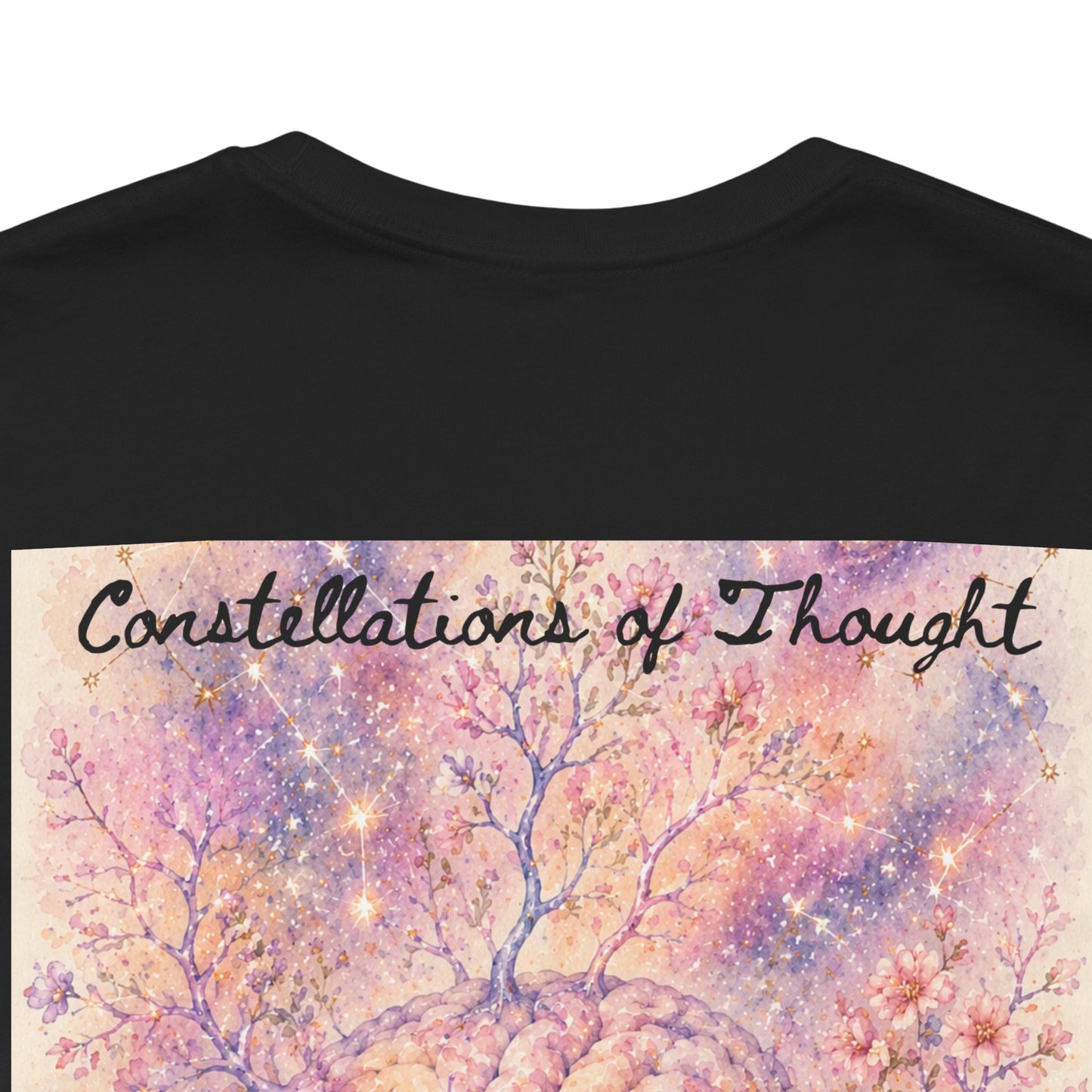 Constellations of Thought   A Universe Within  -  Unisex Jersey Short Sleeve Tee