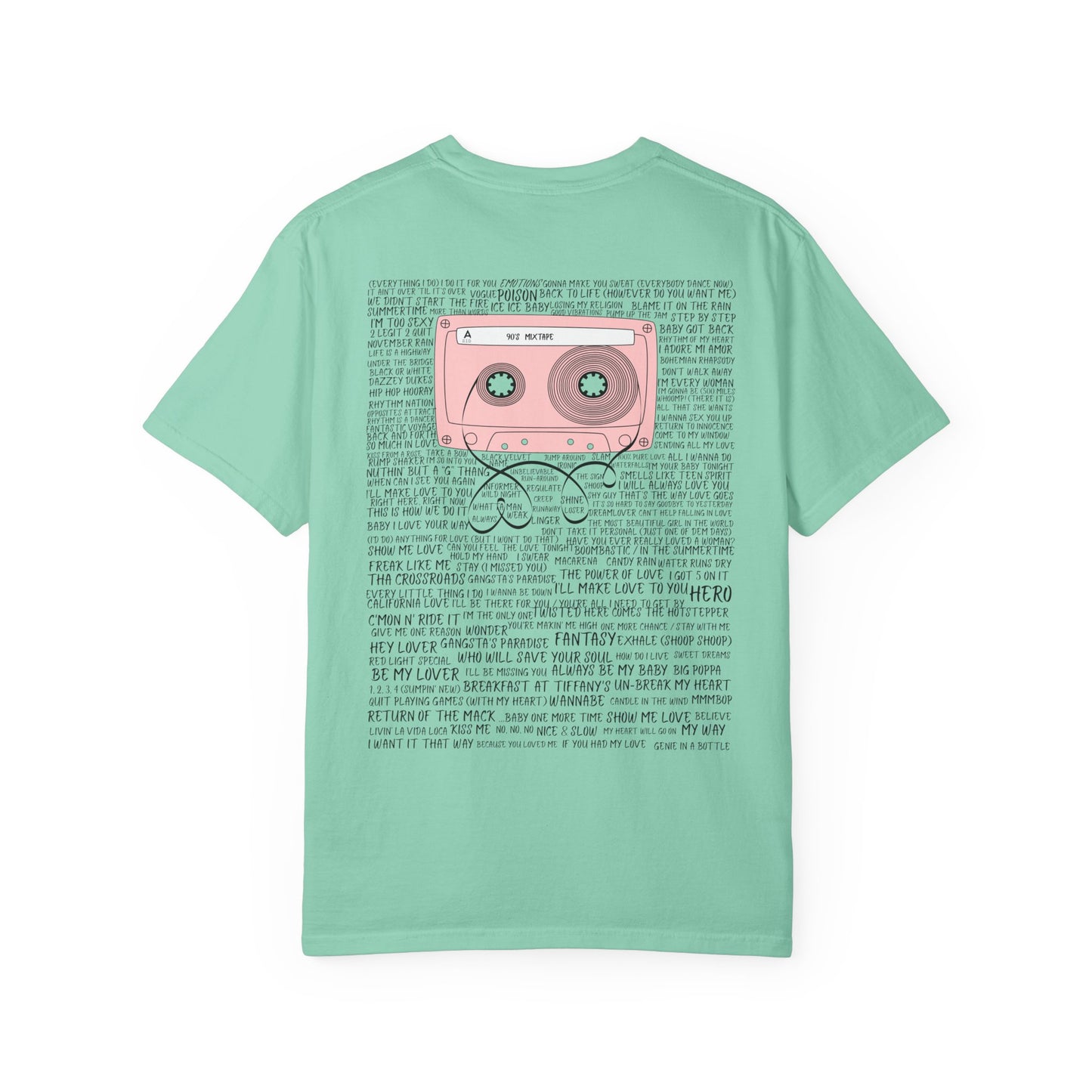 90s Mixtape T-Shirt – Retro Cassette 90s Tee