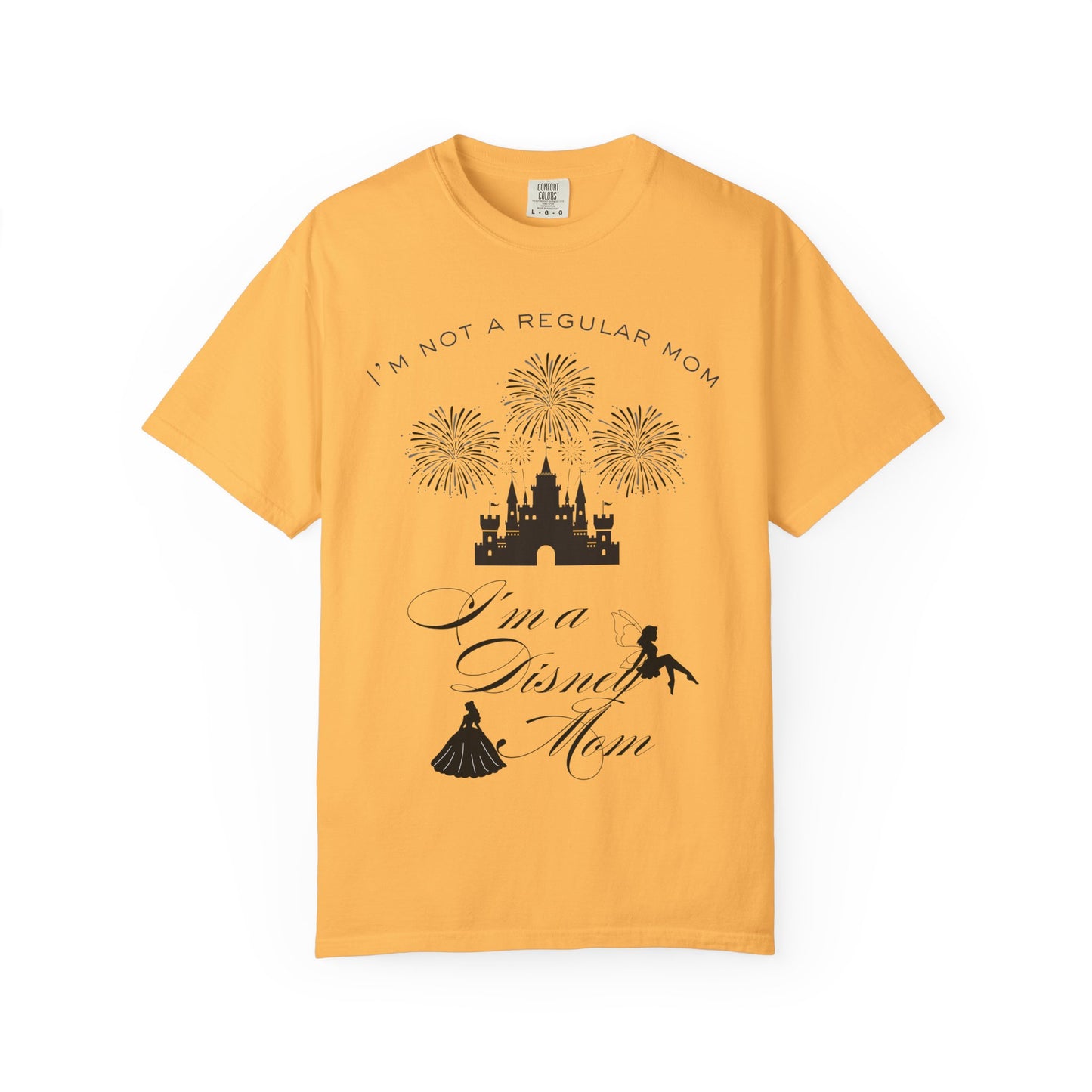 Disney Mom T‑Shirt — "I'm Not a Regular Mom, I'm a Disney Mom" Cute Castle & Fireworks Tee