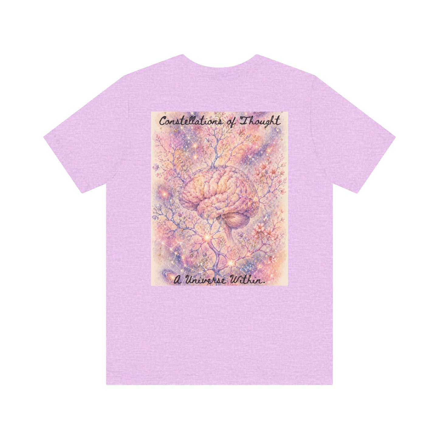 Constellations of Thought   A Universe Within  -  Unisex Jersey Short Sleeve Tee