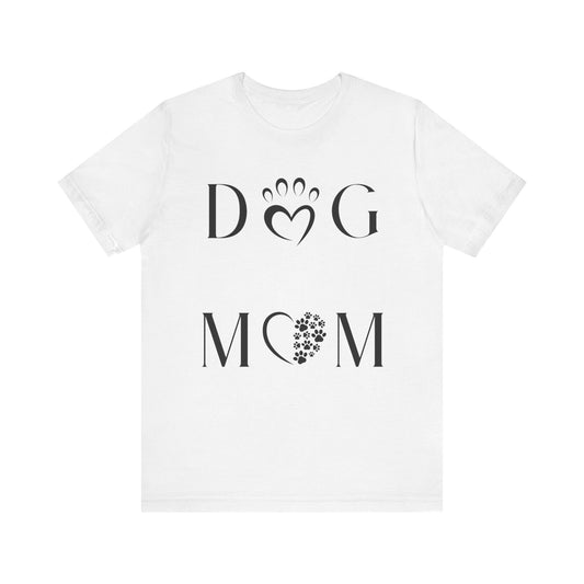 Dog Mom T-Shirt – Paw Print Pet Lover Tee