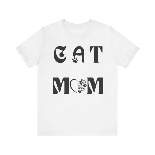 Cat Mom T-Shirt – Cute Cat Lover Graphic Tee