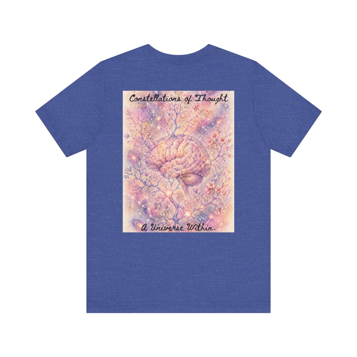 Constellations of Thought   A Universe Within  -  Unisex Jersey Short Sleeve Tee
