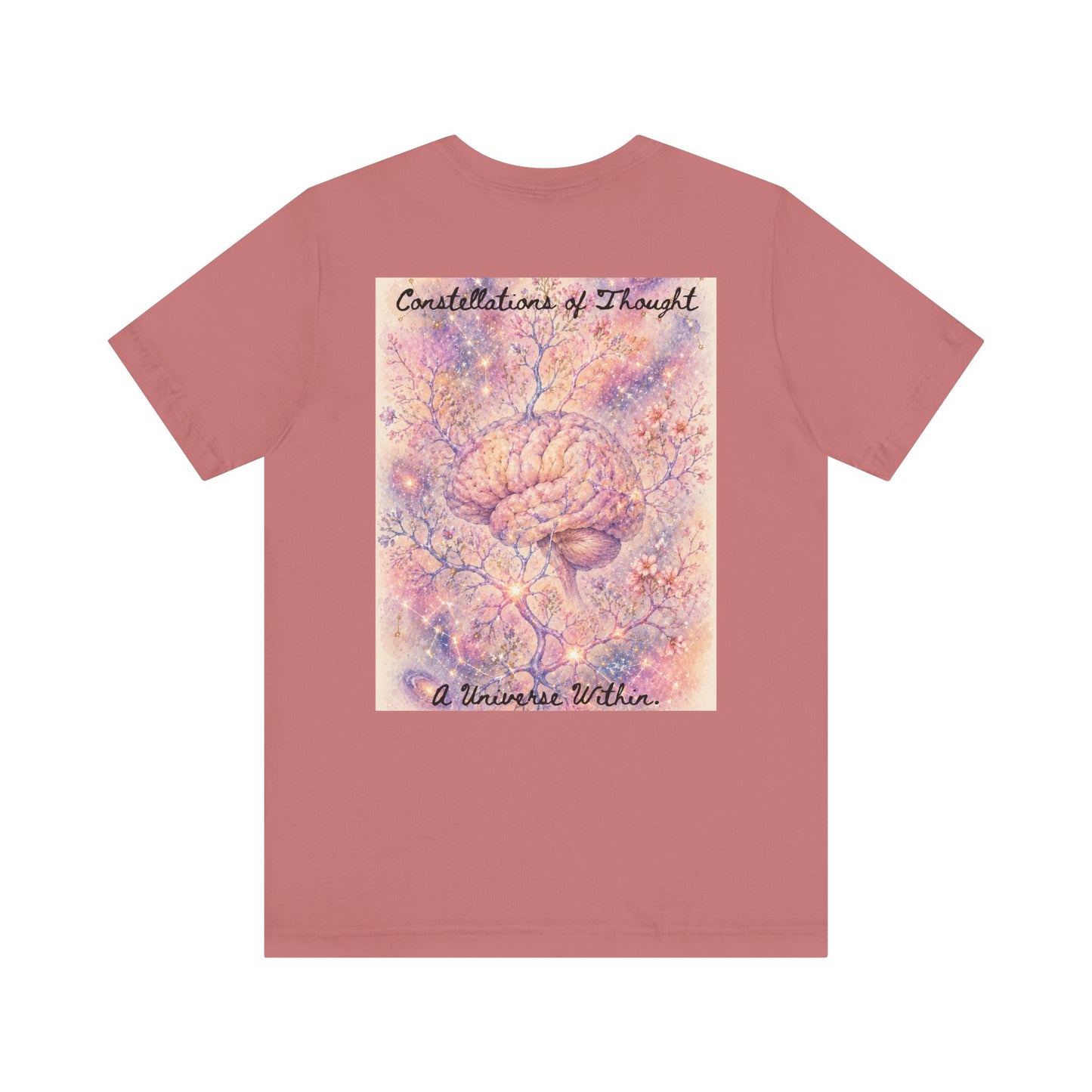 Constellations of Thought   A Universe Within  -  Unisex Jersey Short Sleeve Tee
