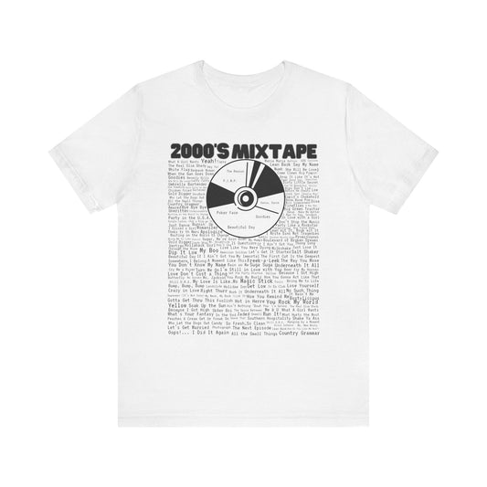 2000s Mixtape T-Shirt – Retro Y2K Cassette Graphic Tee