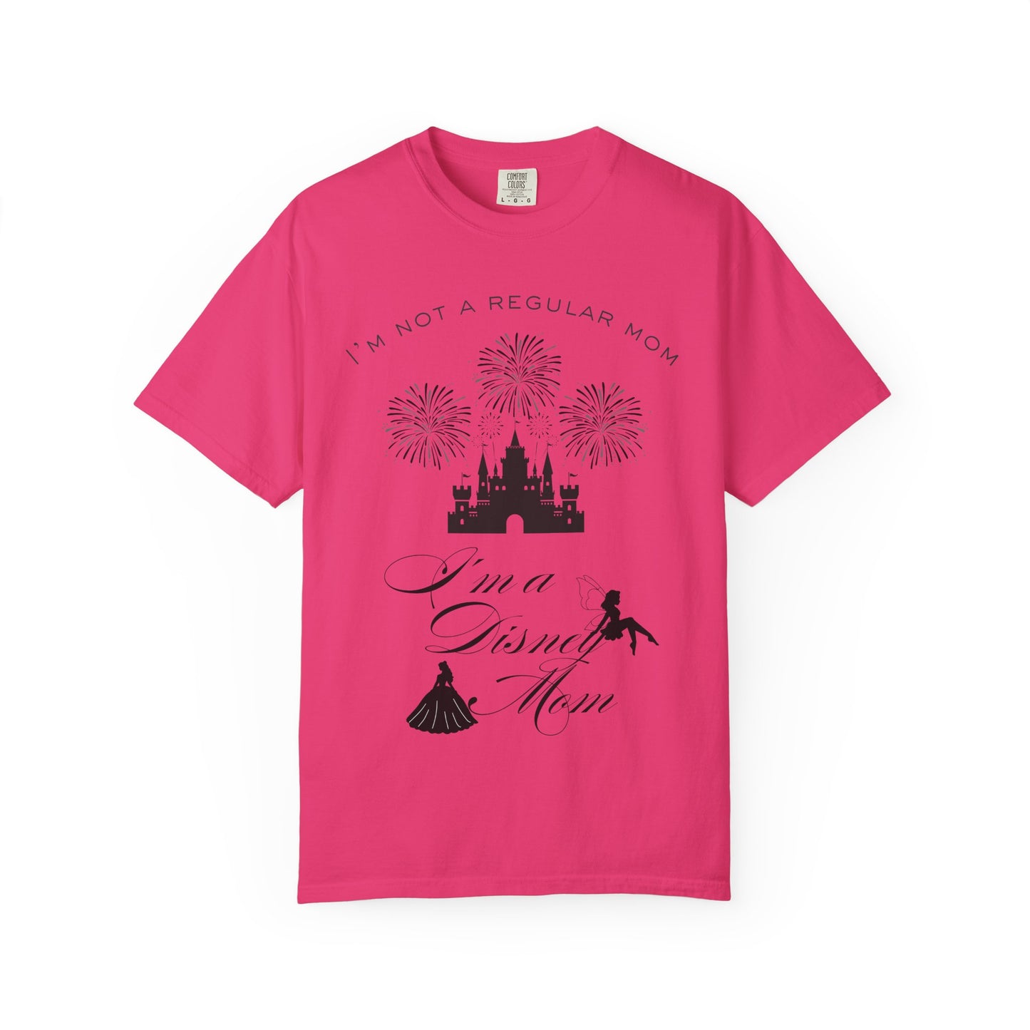Disney Mom T‑Shirt — "I'm Not a Regular Mom, I'm a Disney Mom" Cute Castle & Fireworks Tee