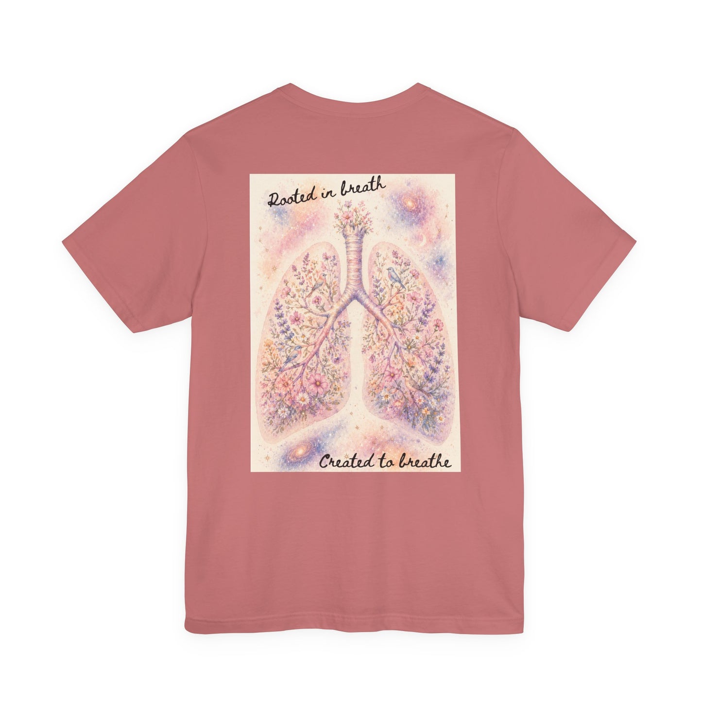 Rooted in breath    -   Unisex Jersey Short Sleeve Tee
