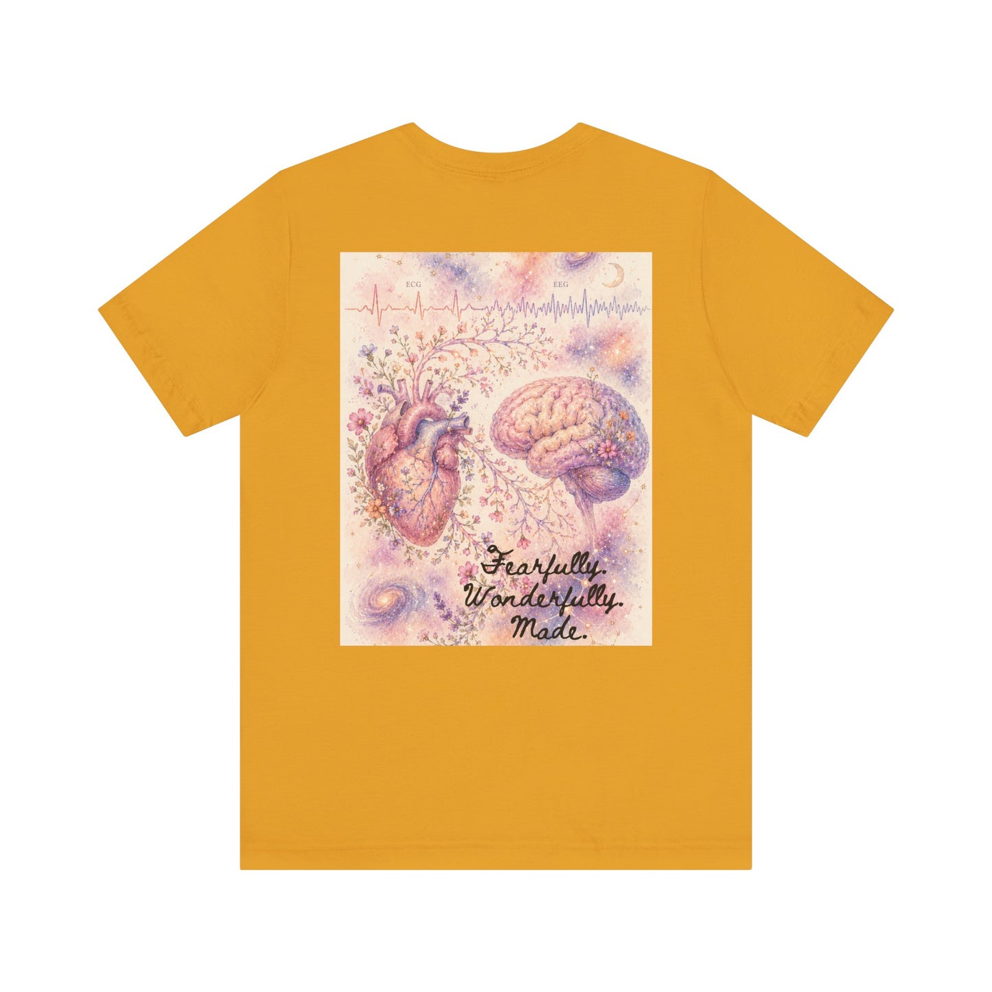 Fearfully. Wonderfully. Made.  -  Unisex Jersey Short Sleeve Tee