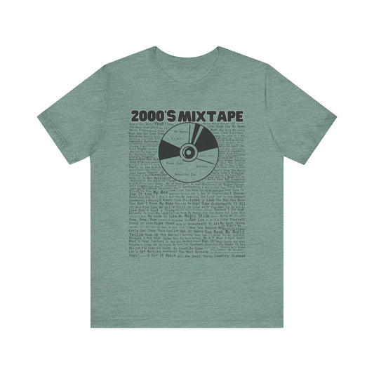 2000s Mixtape T-Shirt – Retro Y2K Cassette Graphic Tee